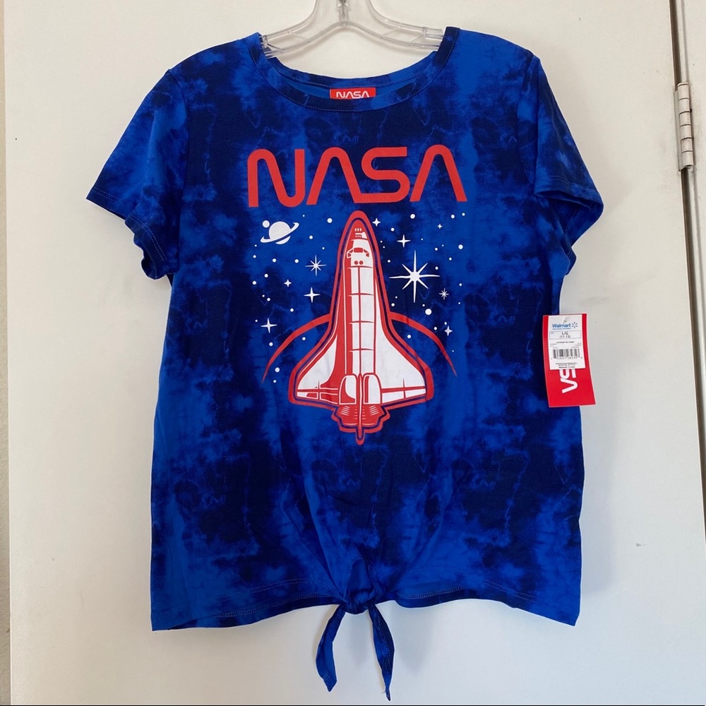 NASA Aesthetic Blue Shirt